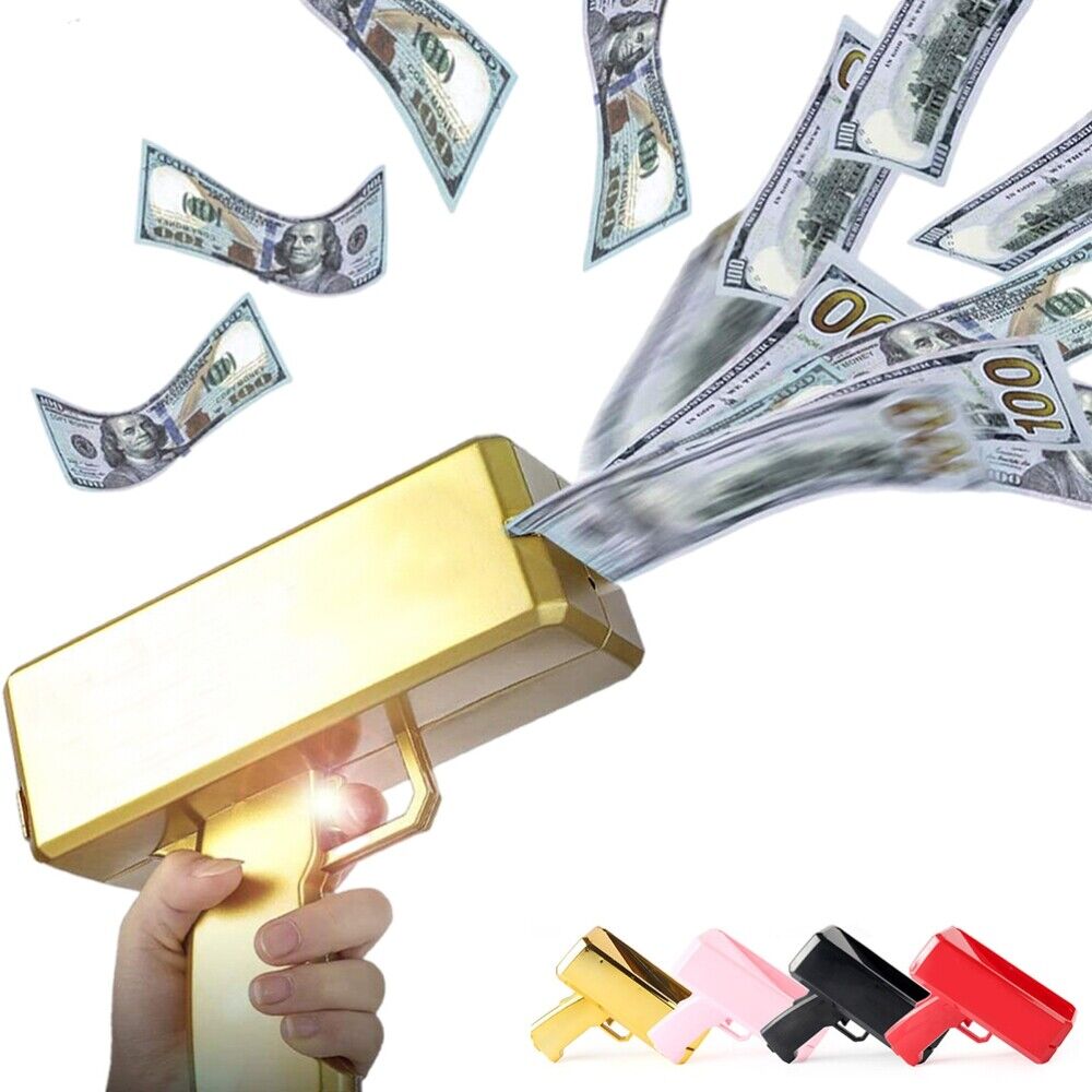 Kids Outdoor Xmas Gifts - Super Money Gun Shooter 'Make It