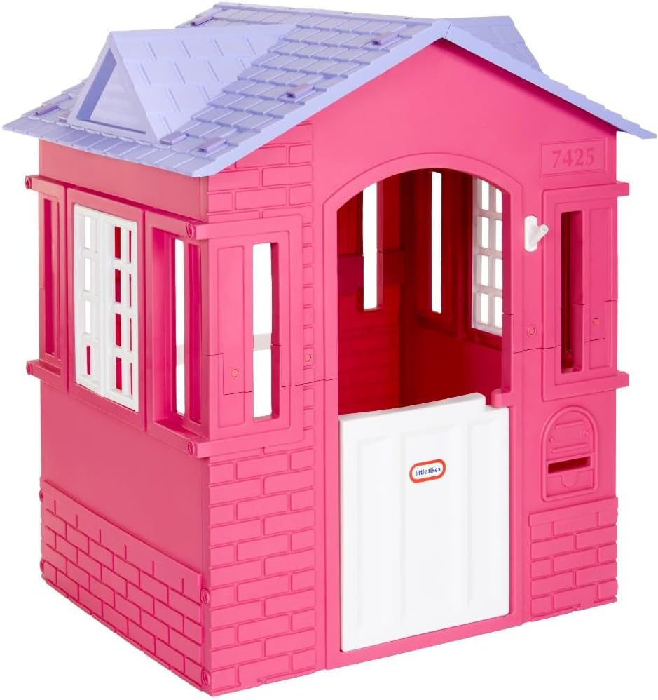 Kids Outdoor Doll House - Cape Cottage Pretend Princess Playhousefor Kids,