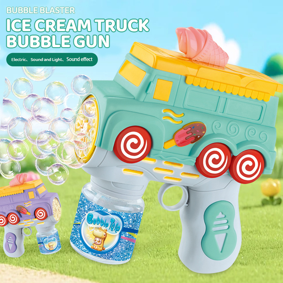 Kids Outdoor Xmas Gifts - Handheld Bubbles Gun Kids Toy Electric