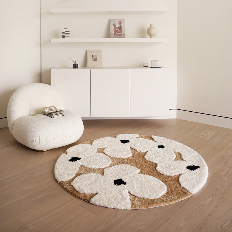 Kids Outdoor Table - Freesia Tufted Round Carpet For Bedroom
