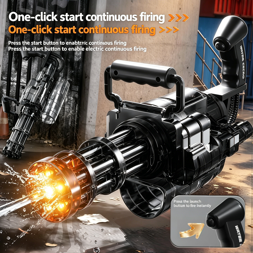 Kids Outdoor Clubhouse - Children Simulated Firing Electric Water Gun
