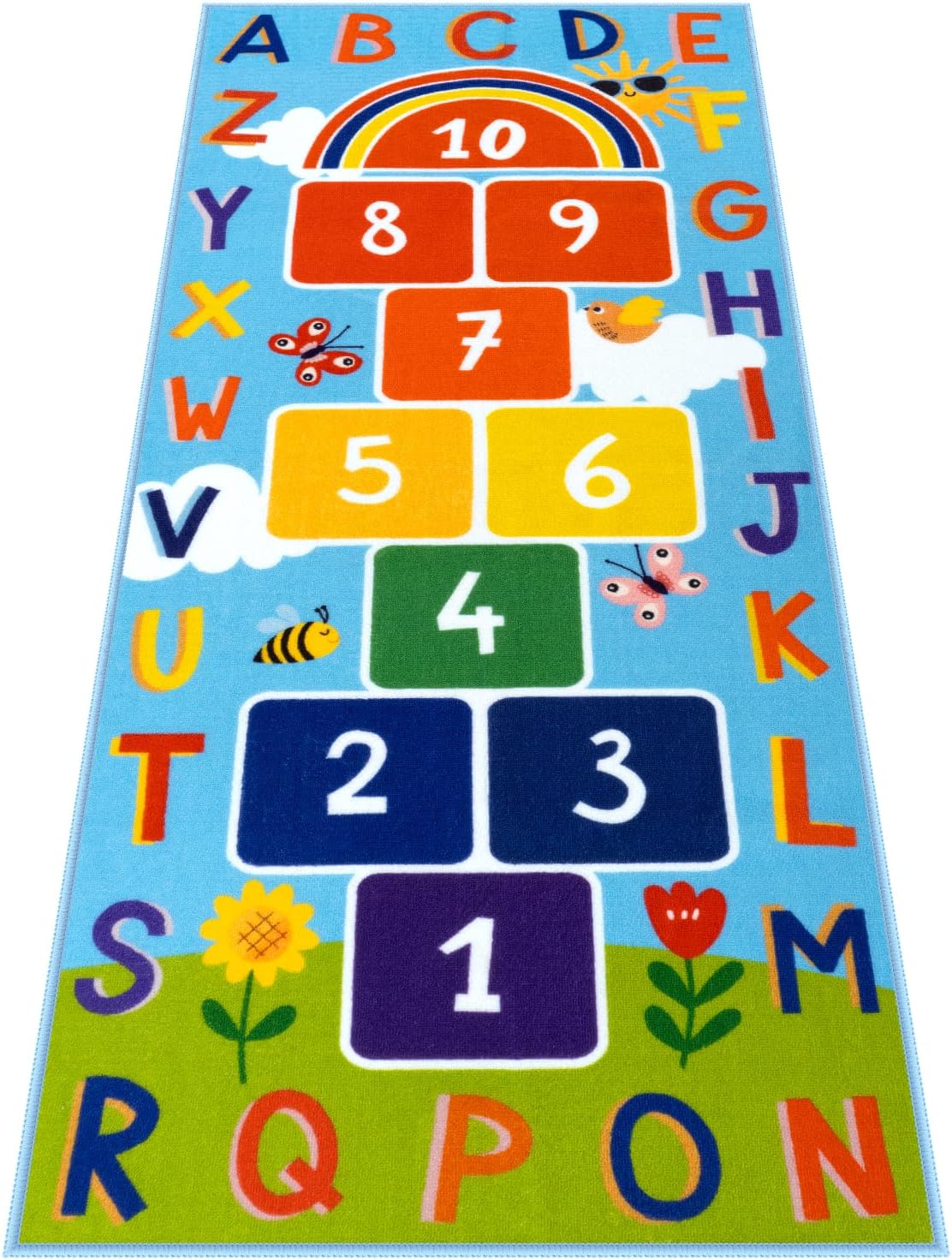 Kids Educational Runner Rug Ho - Kids Outdoor Play Ideas reseña y precio