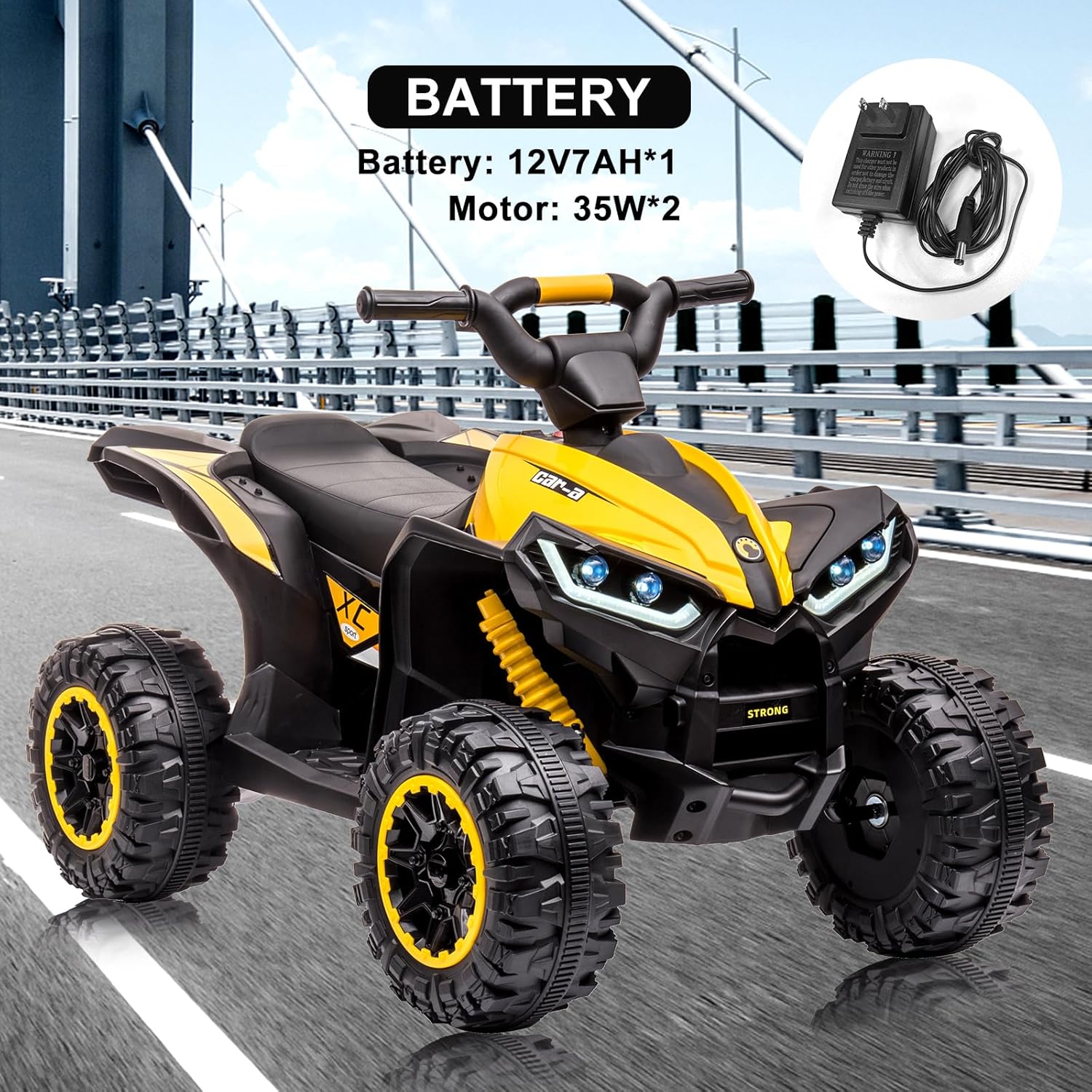 12V Kids Ride On ATV, 4 Wheele - Ride On Toy Car reseña y precio