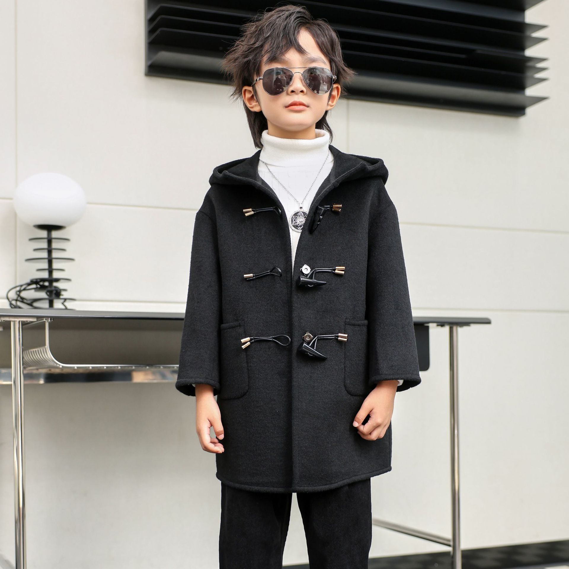 Children Winter Red Green Wool - Kids Outdoor Jacket reseña y precio