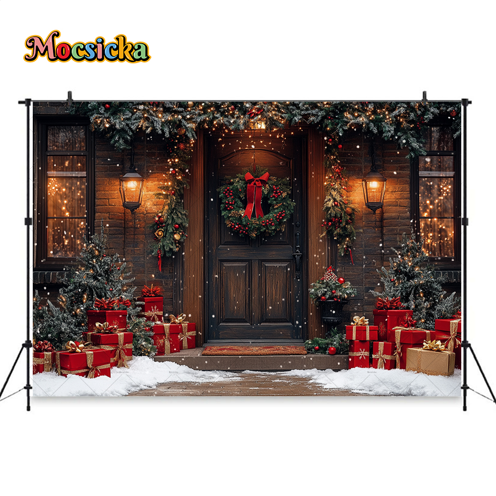 Brown Wooden Door Background F - Kids Outdoor Xmas Gifts reseña y precio