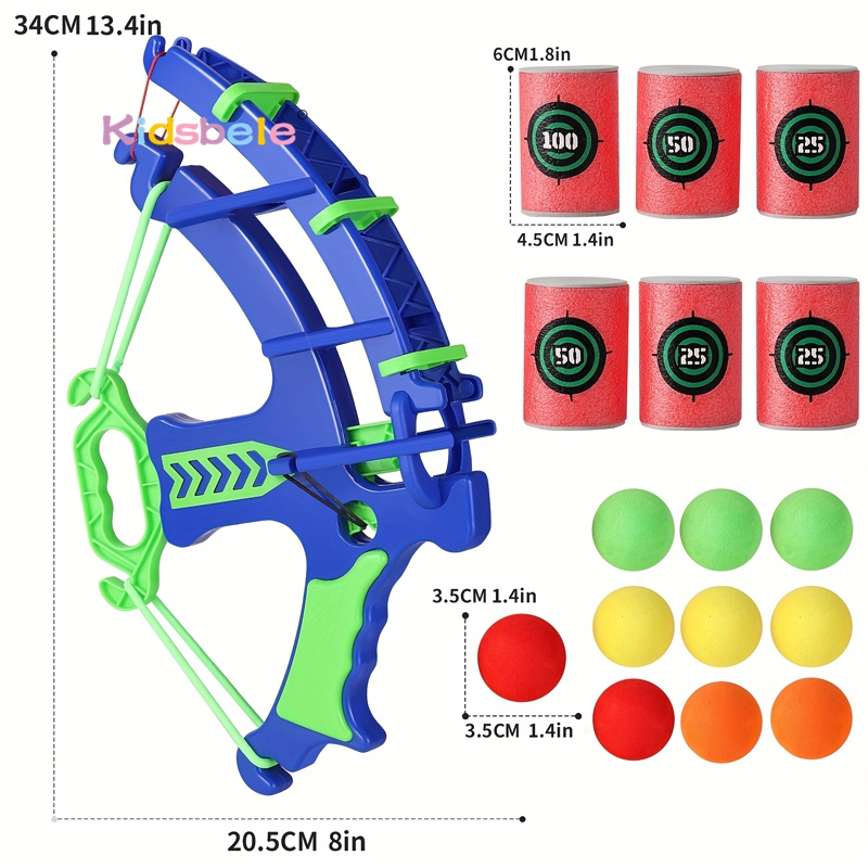 Foam Ball Shooting Toy Bow – S - Kids Outdoor Clubhouse reseña y precio