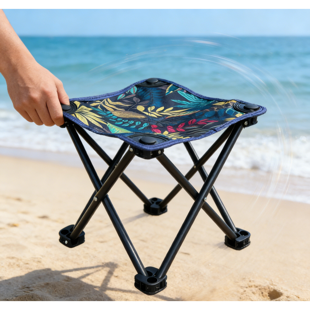 Portable Folding Stool Mini Ca - Kids Outdoor Bean Bag Chair reseña y precio