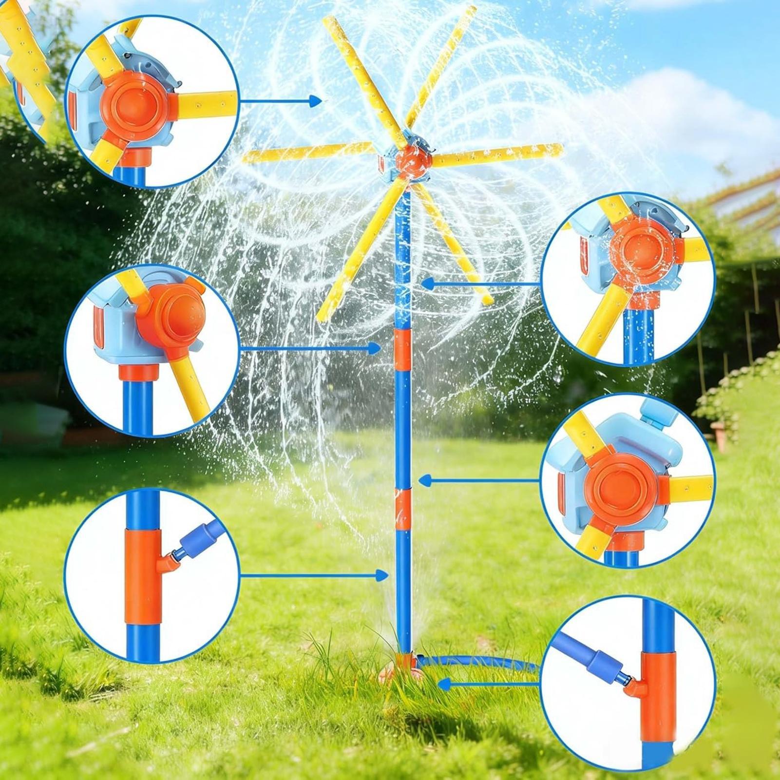Kids Sprinkler Windmill Fun Sp - Kids Outdoor Movies reseña y precio