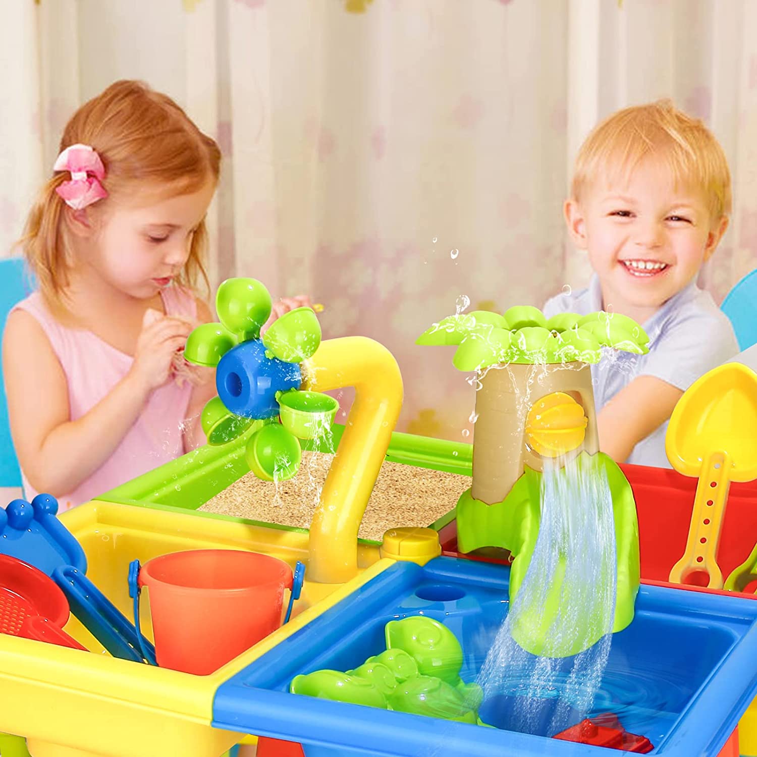 Beach Table Sand Play Toys Chi - Kids Outdoor Clubhouse reseña y precio