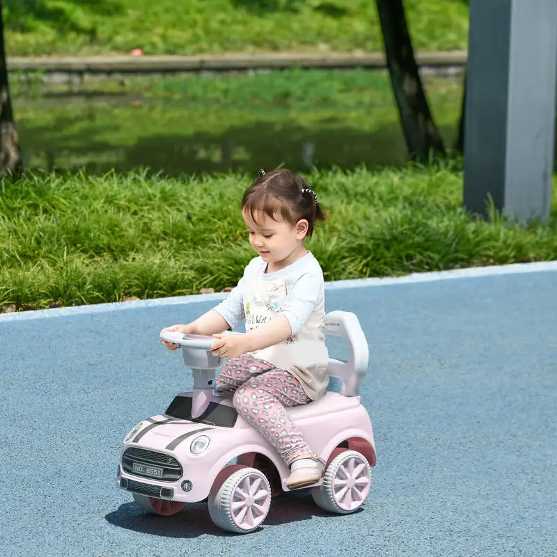 Qaba Foot to Floor Toddler Rid - Ride On Toy Car reseña y precio