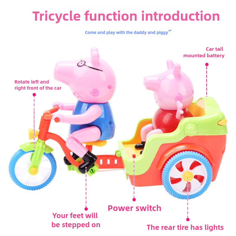 Battery Operated Pink Piggy Ri - Ride On Toy Car reseña y precio