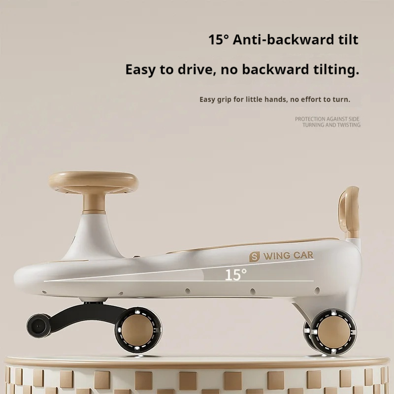 S Kids Swing Car Anti Rollover - Ride On Toy Car reseña y precio