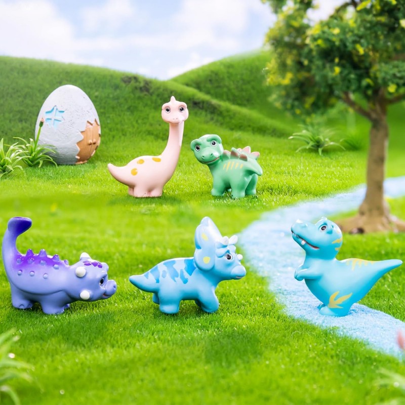 Mini Resin Animals Tiny Dinosa - Kids Outdoor Doll House reseña y precio