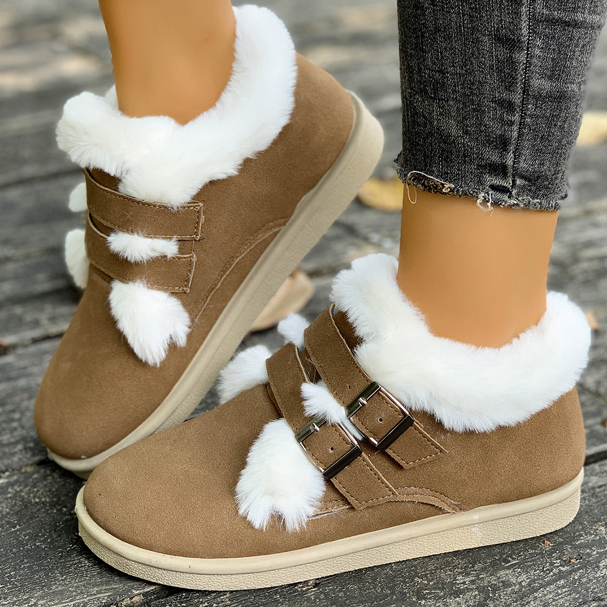 Winter Warm New Women Slip on  - Kids Outdoor Shoes reseña y precio