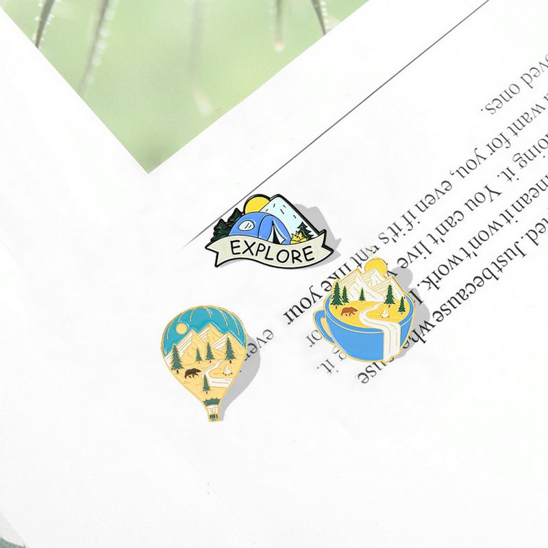 Camping Adventure Enamel Pins  - Kids Outdoor Adventure reseña y precio