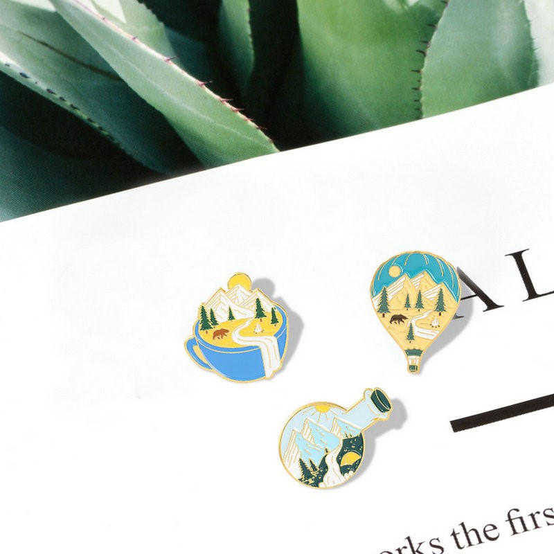 Camping Adventure Enamel Pins  - Kids Outdoor Adventure reseña y precio