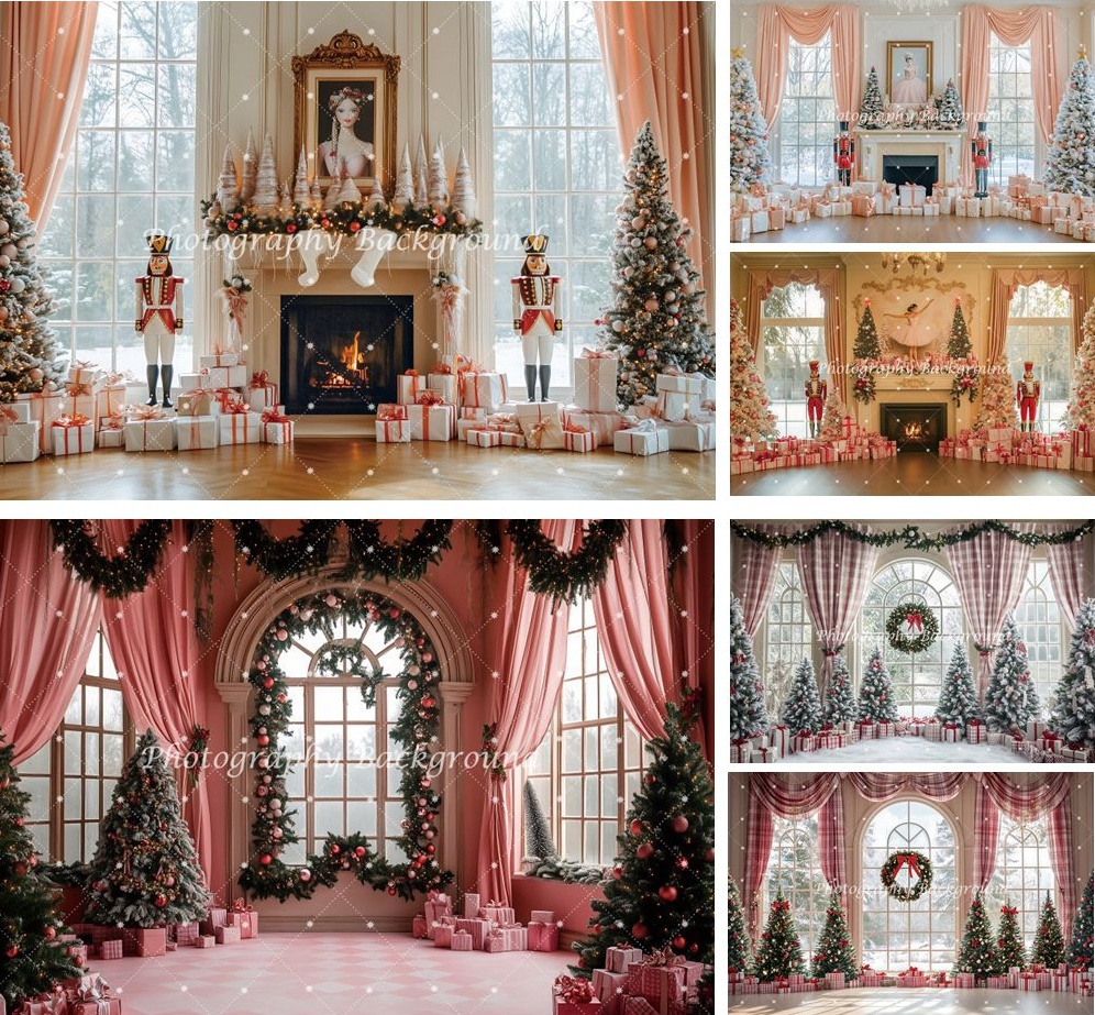 Christmas Backdrop Xmas Tree G - Kids Outdoor Xmas Gifts reseña y precio