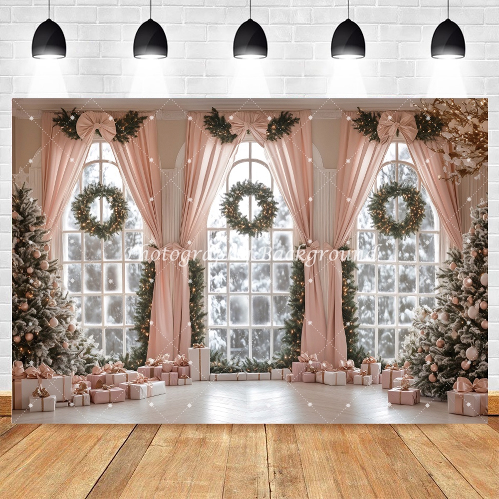 Christmas Backdrop Xmas Tree G - Kids Outdoor Xmas Gifts reseña y precio