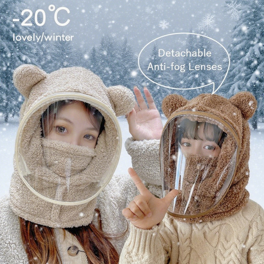 Cute Bear Ear Winter Windproof - Kids Outdoor Xmas Gifts reseña y precio