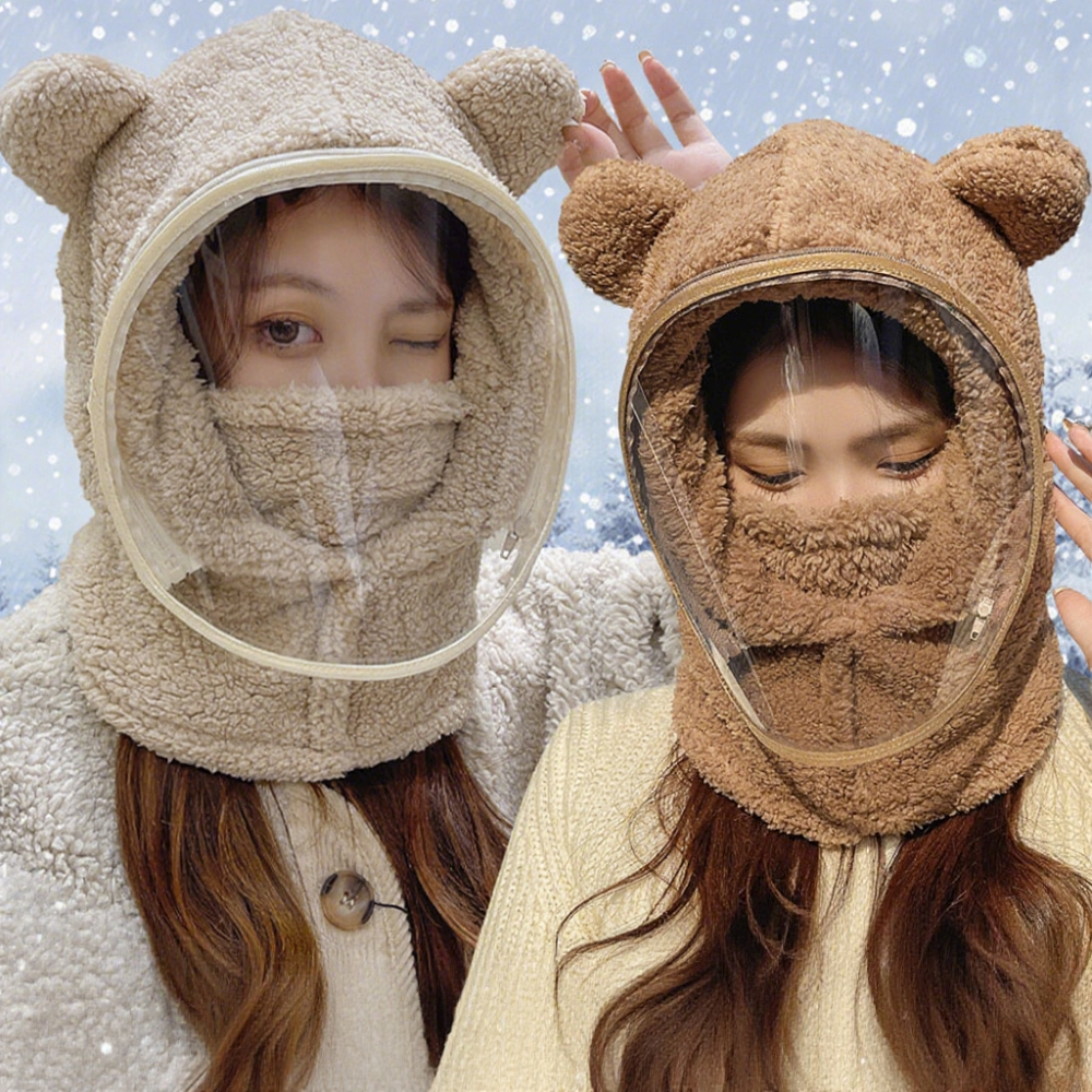 Cute Bear Ear Winter Windproof - Kids Outdoor Xmas Gifts reseña y precio