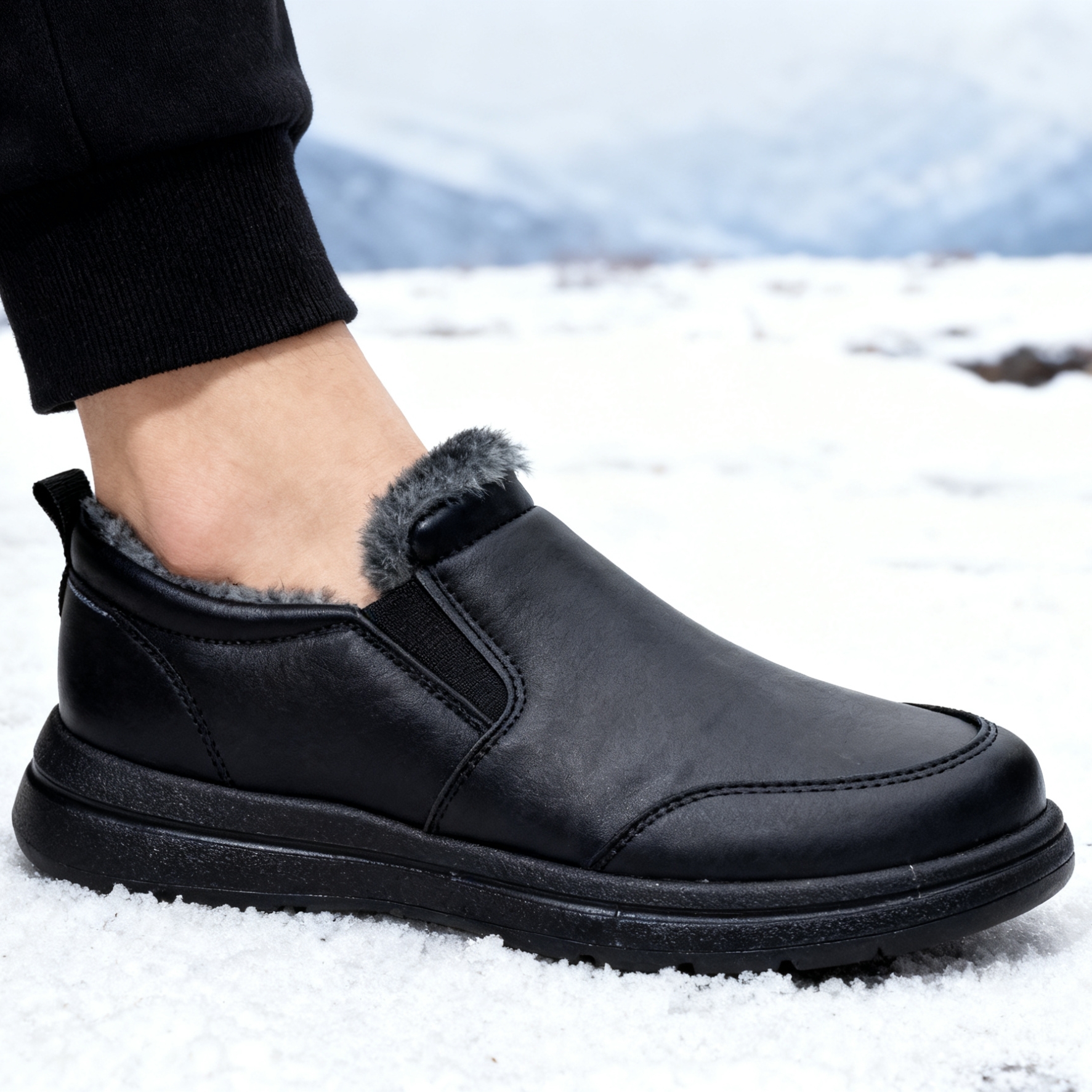 Men's Faux Fur Lined Winter An - Kids Outdoor Shoes reseña y precio