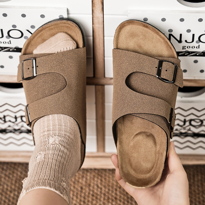 2026 Cork Slippers Men Summer  - Kids Outdoor Shoes reseña y precio