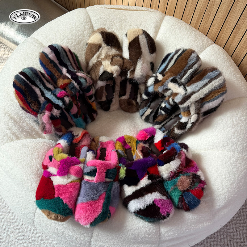 New Girl Luxury Mink Fur Slipp - Kids Outdoor Shoes reseña y precio