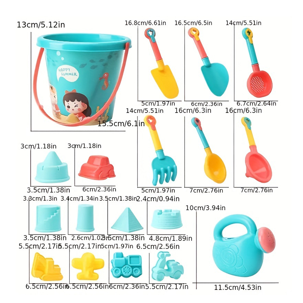 18PCS Beach Sand Toy Set, Dura - Kids Outdoor Adventure reseña y precio