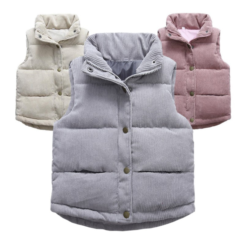 Kids Boys Girls Corduroy Vests - Kids Outdoor Jacket reseña y precio