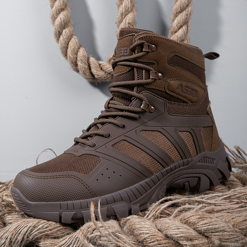 Men Tactical Boots Lace Up Des - Kids Outdoor Shoes reseña y precio
