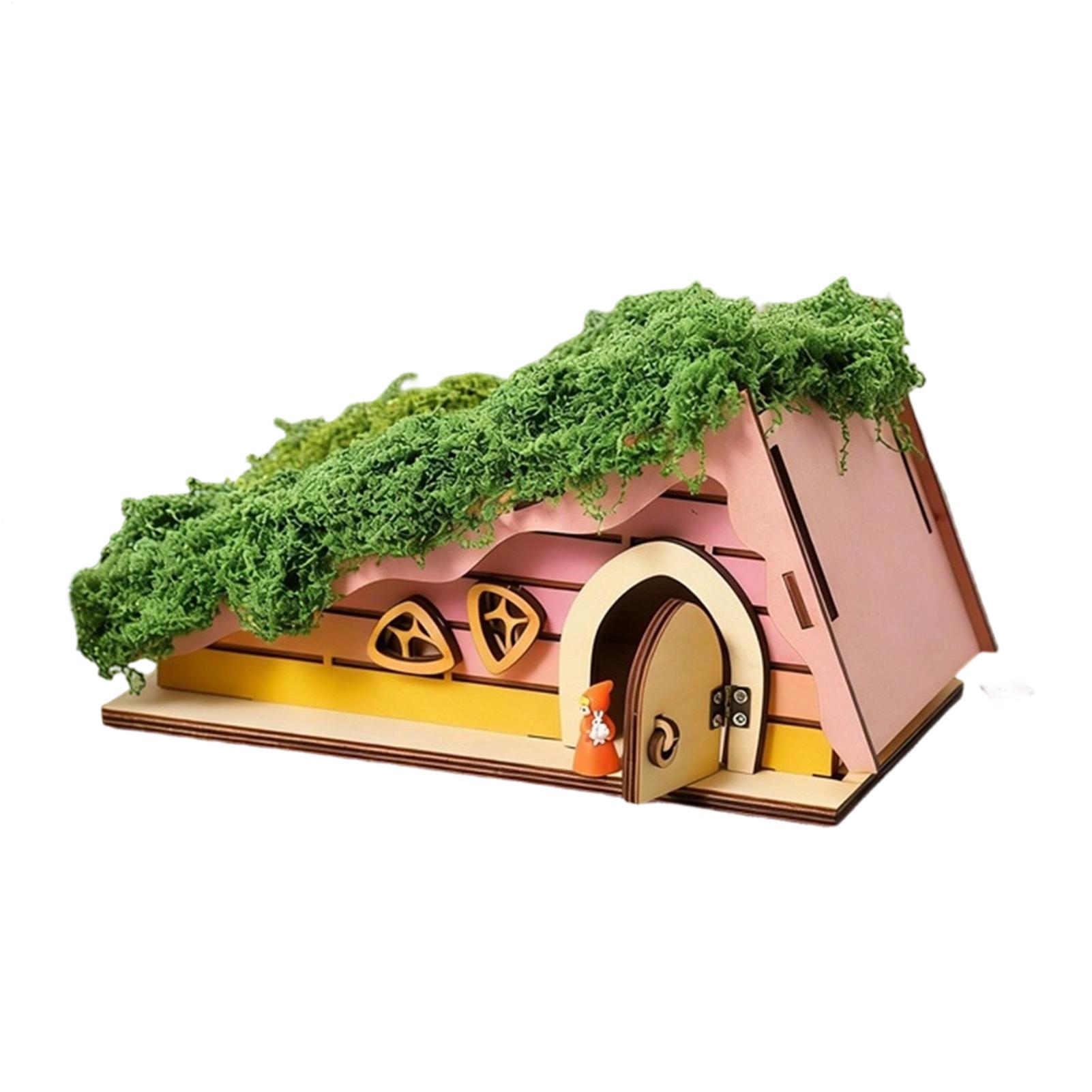 Wooden Fairy House Craft Kit T - Kids Outdoor Doll House reseña y precio