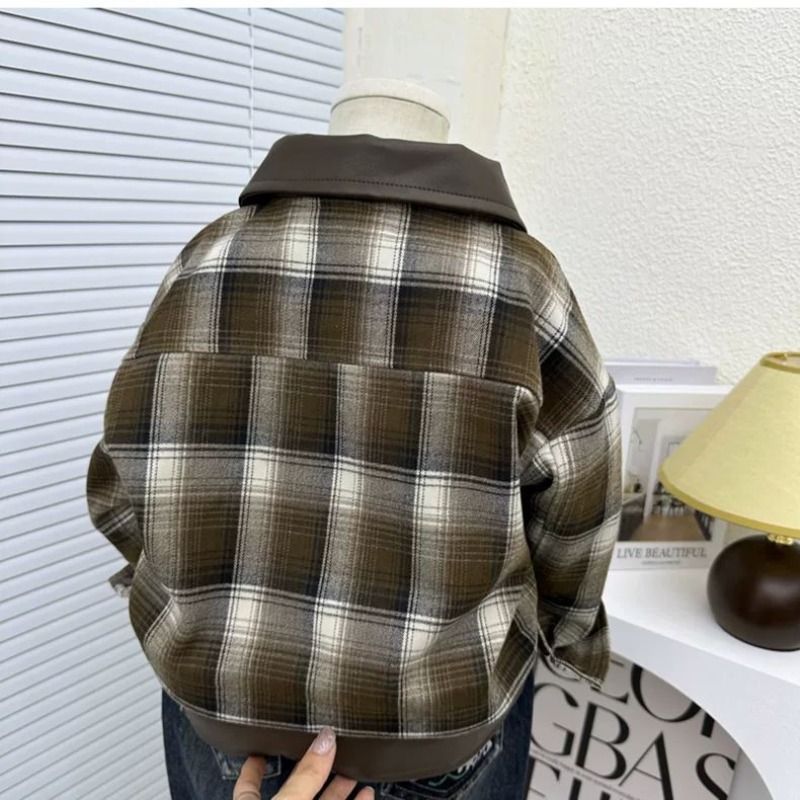 Children's Plaid Jacket Boys S - Kids Outdoor Jacket reseña y precio