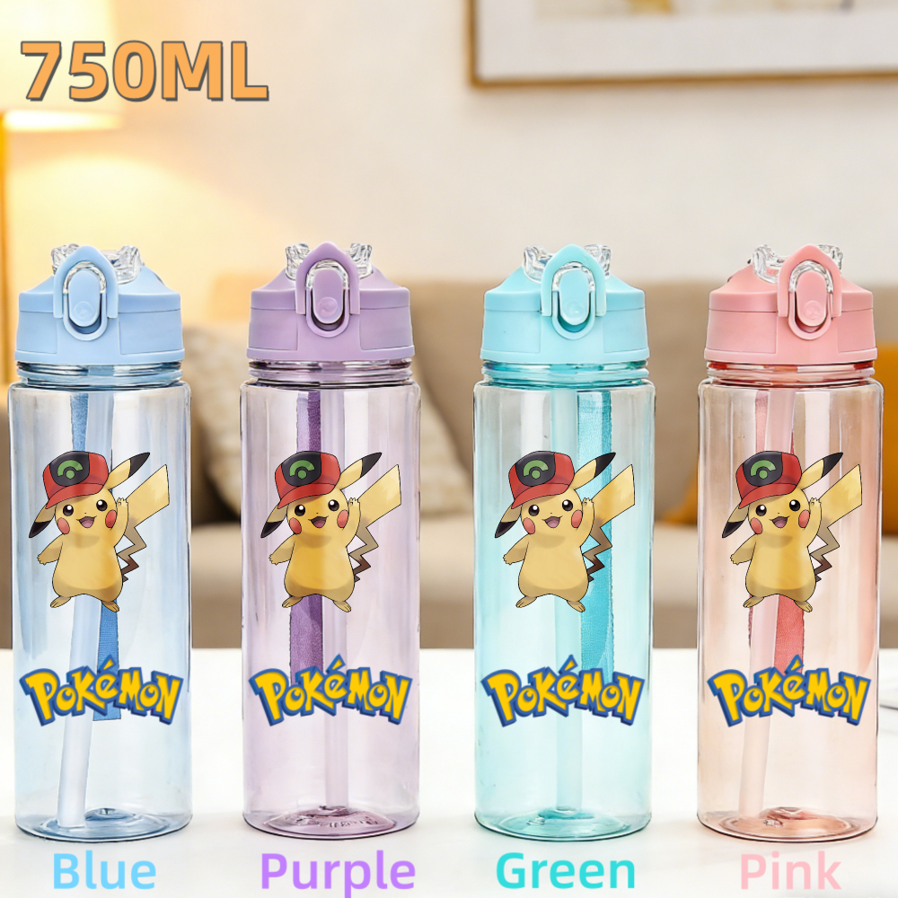 750ML New Pokemon Water Bottle - Kids Outdoor Movies reseña y precio