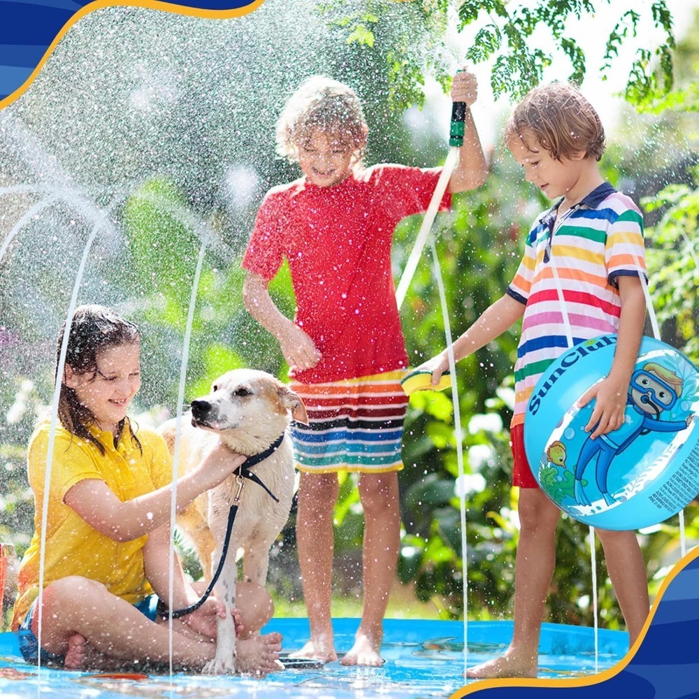 Children Play Splash Pad,Outdo - Kids Outdoor Clubhouse reseña y precio