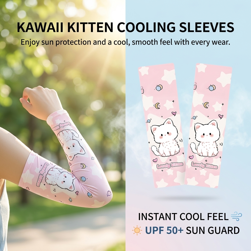 Cartoon Kids Ice Silk Sun Prot - Kids Outdoor Adventure reseña y precio