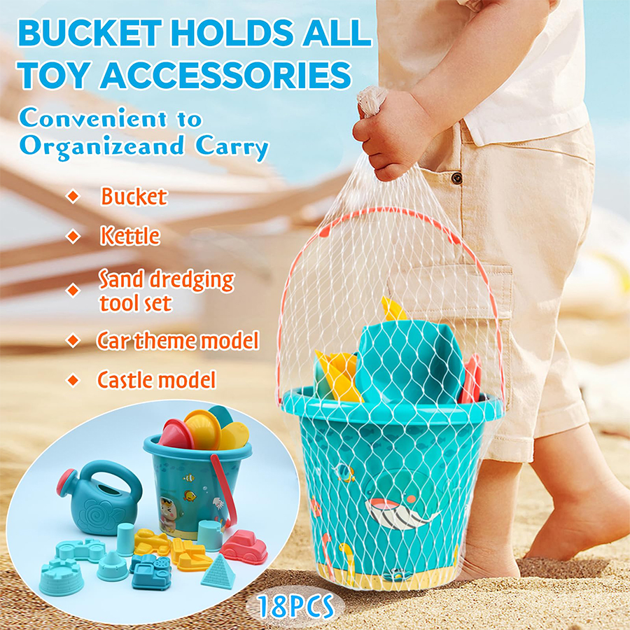18PCS Beach Sand Toy Set, Dura - Kids Outdoor Adventure reseña y precio
