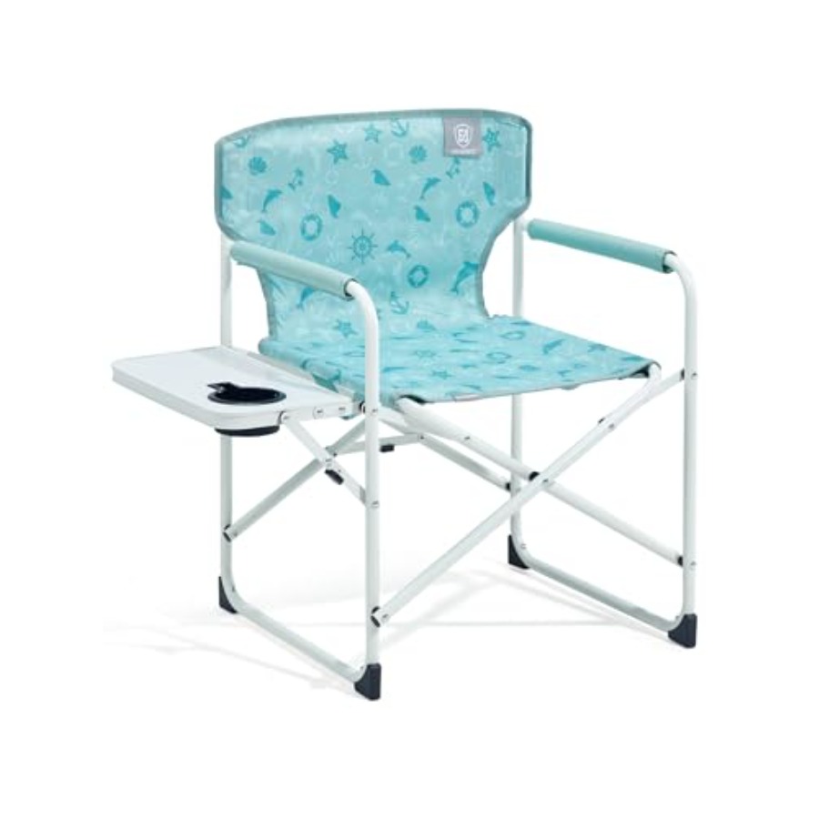 Directors Chair with Side tabl - Kids Outdoor Table reseña y precio
