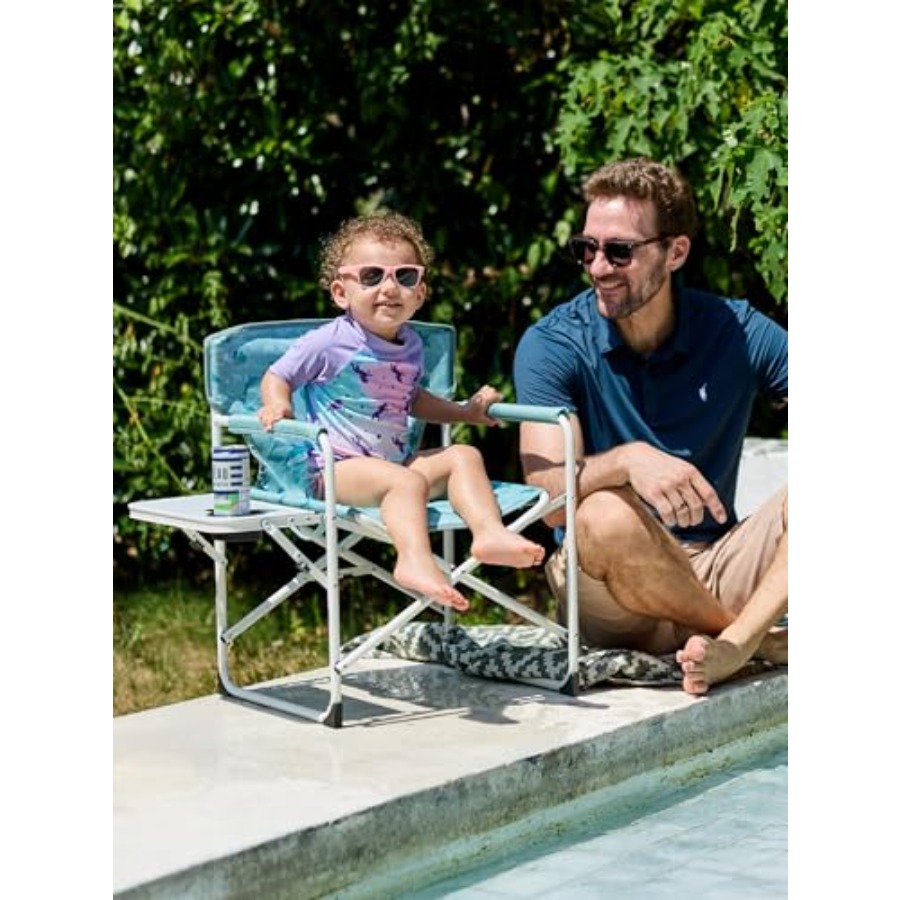 Directors Chair with Side tabl - Kids Outdoor Table reseña y precio