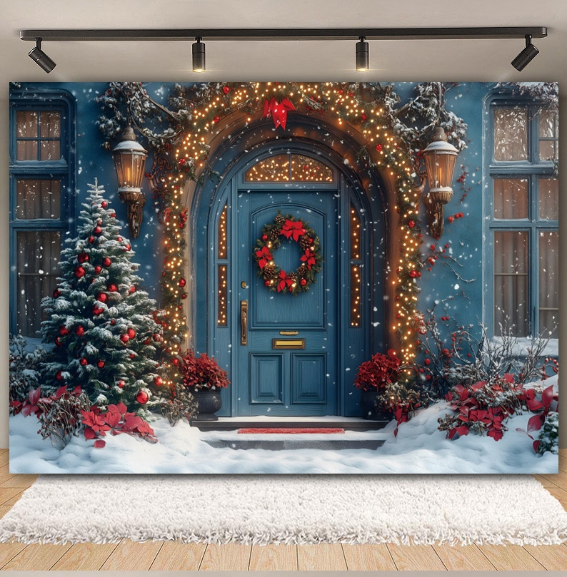 Christmas Backdrop for Photogr - Kids Outdoor Xmas Gifts reseña y precio