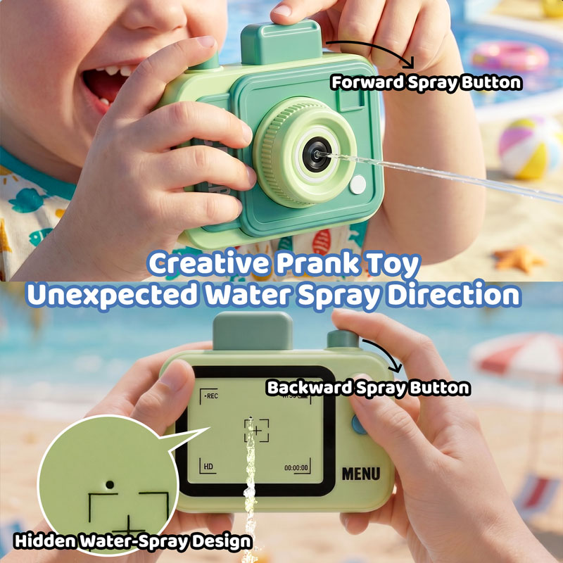 Double-sided Water Gun Camera  - Kids Outdoor Clubhouse reseña y precio