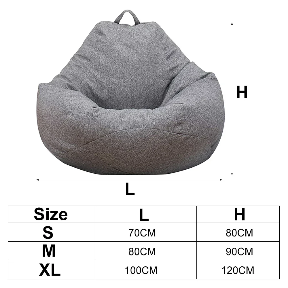 Large Bean Bag Chair Sofa Cove - Kids Outdoor Bean Bag Chair reseña y precio