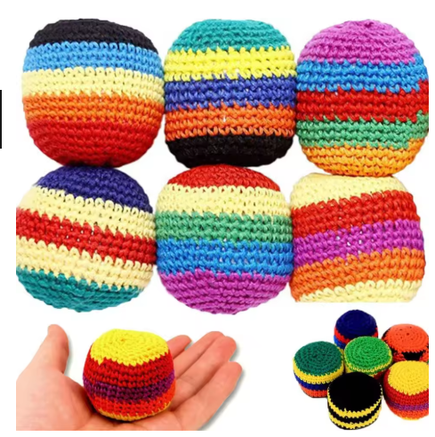 Handmade Footbag Set Soft & Du - Kids Outdoor Clubhouse reseña y precio