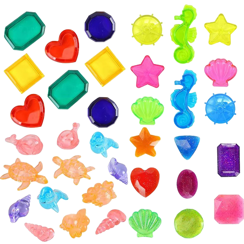 Children Colored Plastic Gem T - Kids Outdoor Clubhouse reseña y precio
