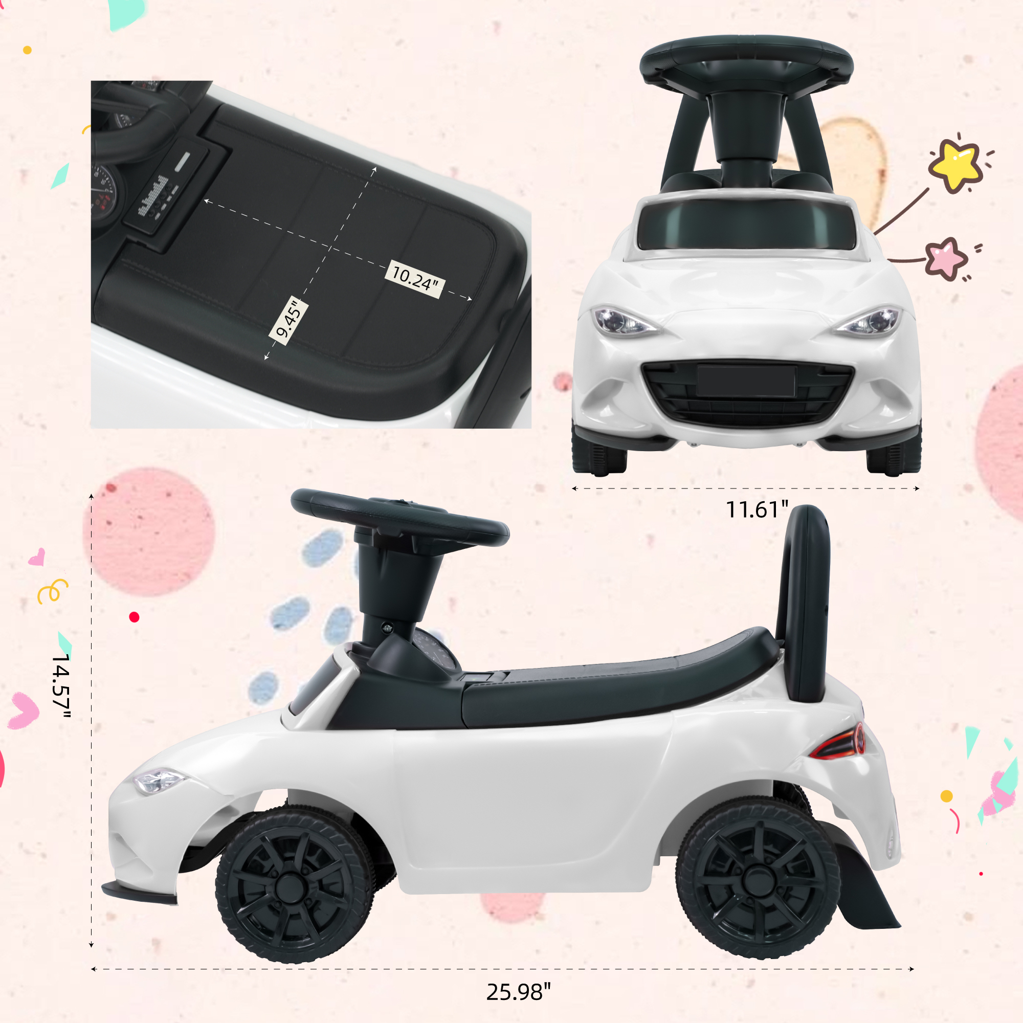 Kids Push Car for Toddlers, Li - Ride On Toy Car reseña y precio
