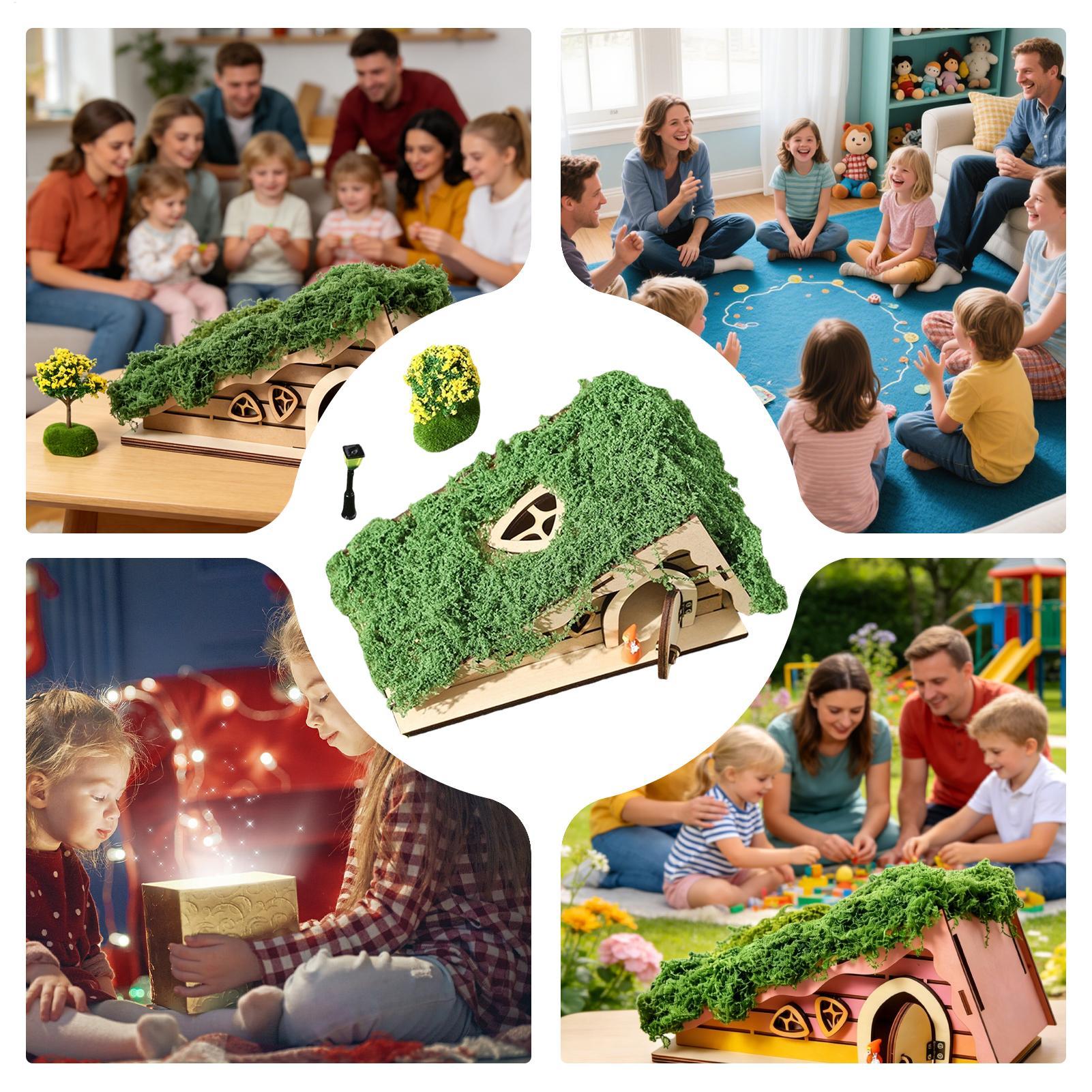 Fairy Garden Houses Wood Books - Kids Outdoor Doll House reseña y precio