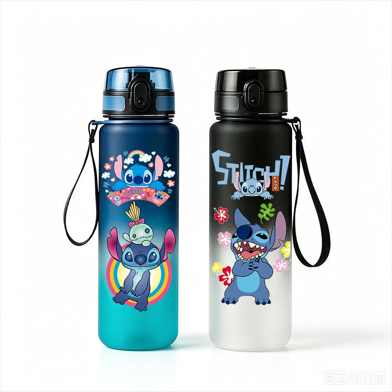 Stitch Anime Water Bottle 650m - Kids Outdoor Movies reseña y precio