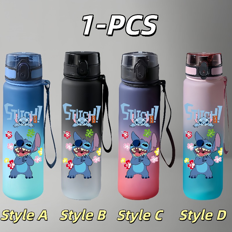 Stitch Anime Water Bottle 650m - Kids Outdoor Movies reseña y precio