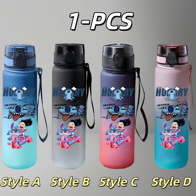 Stitch Anime Water Bottle 650m - Kids Outdoor Movies reseña y precio