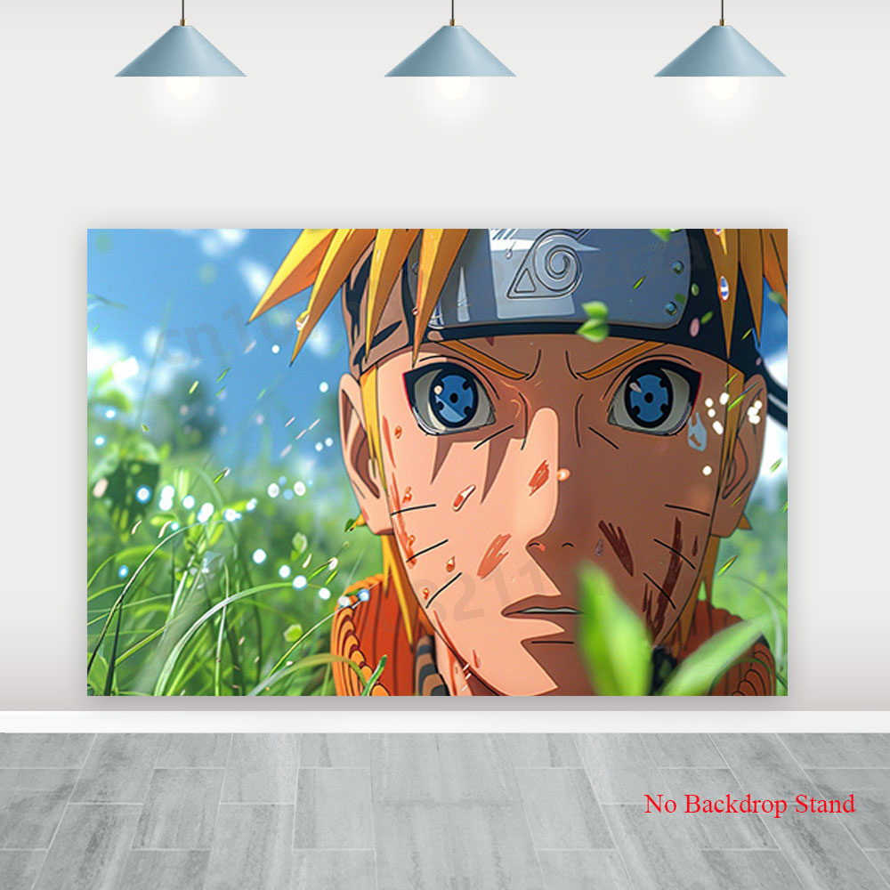 Naruto Backdrop Banner Boys Ki - Kids Outdoor Movies reseña y precio