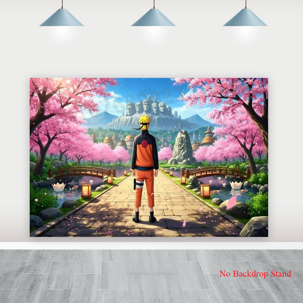 Naruto Backdrop Banner Boys Ki - Kids Outdoor Movies reseña y precio